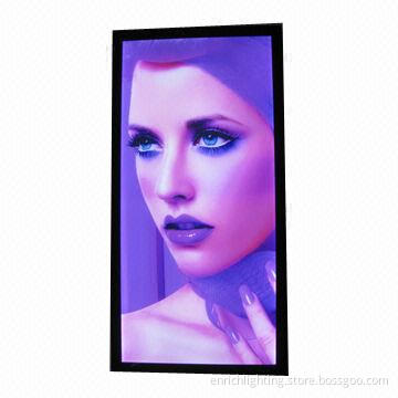 A3/A4 Aluminum Frame LED Light Box with Super Slim 50mm, Frame/Visible Size Can be OEM